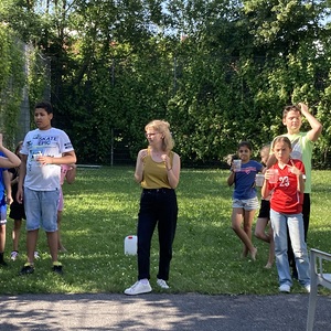 Balancieren von Wasser