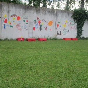 Zelten im Pfarrgarten