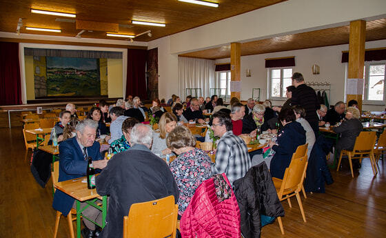 Fastensuppenessen in der Pfarre Kopfing