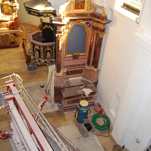Innenrenovierung der Kirche 2011