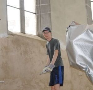 Innenarbeiten und Verputzen