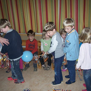 Pfarrers Geburtstag im Kindergarten