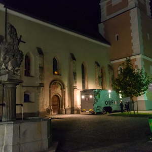 Probe am Montag, 29. Oktober 2018 für den Radiogottesdienst am Allerheiligentag aus Kirchdorf/Krems