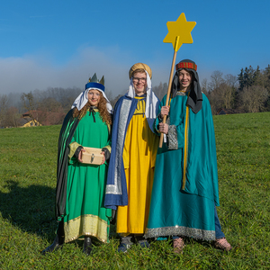 Die Sternsinger*innen waren in der Pfarre Kirchdorf an der Krems unterwegs