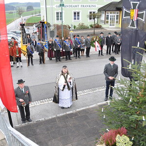 Gedenken am Kriegerdenkmal