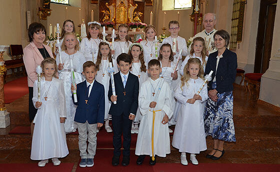 Erstkommunion 2017 in der Pfarre Kopfing