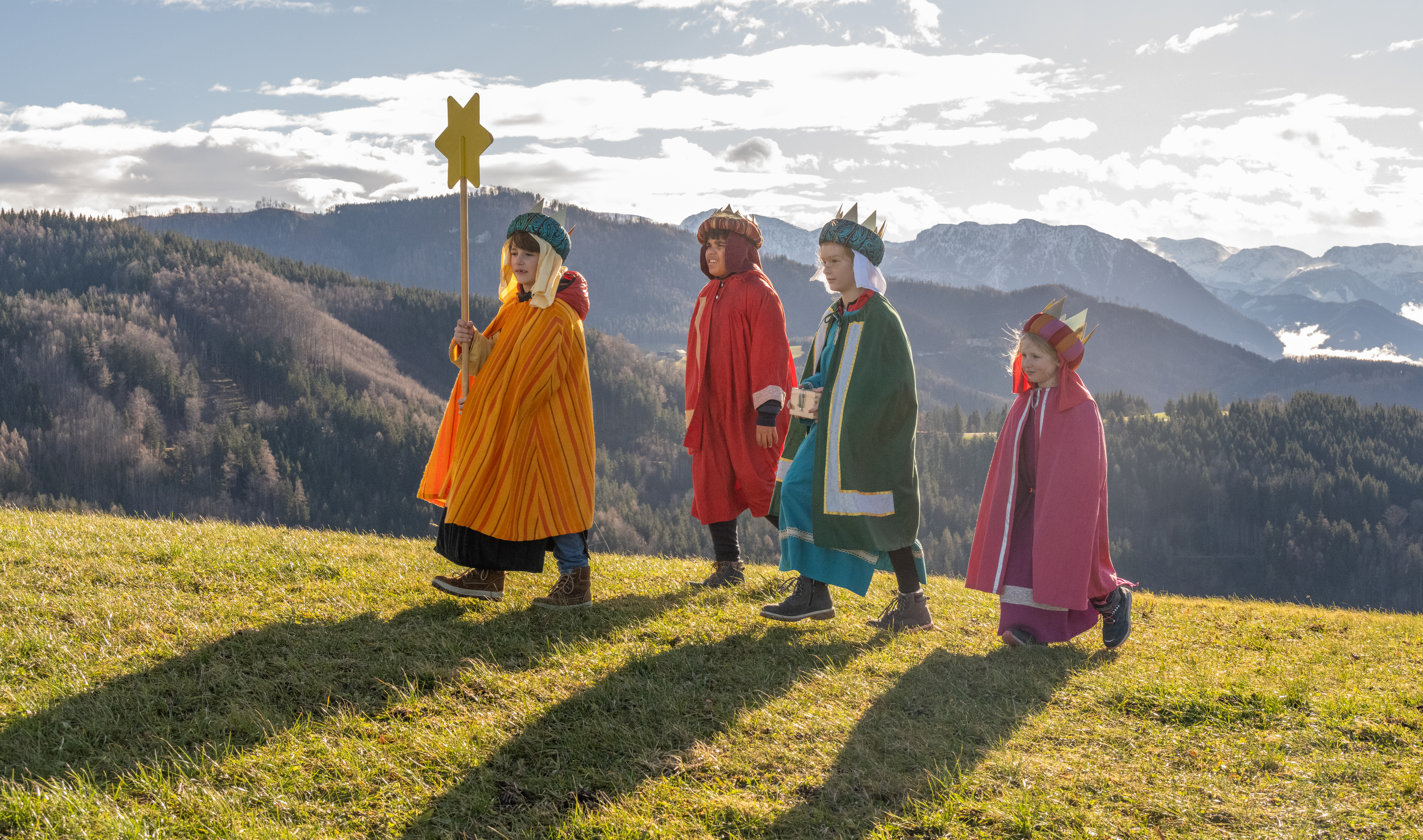 Sternsinger unterwegs in Kirchdorf an der Krems