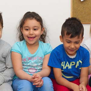 Hühner im Kindergarten