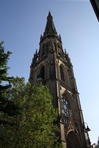 Der Hartkirchner Chor 'cantus toccare' bei der Vesper im Linzer Mariendom