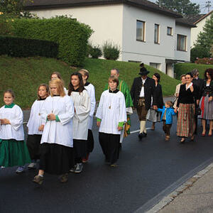 Festzug mit der Erntekrone