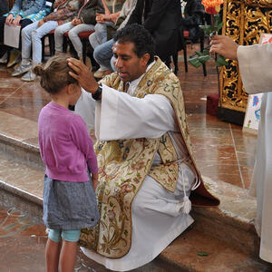 Abschied des Pfarrer P. Brian