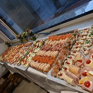 Die Köstlichkeiten vom Buffet