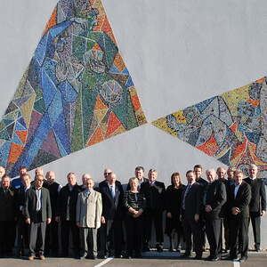 Die Mosaikretter feiern den Hl. Stephanus