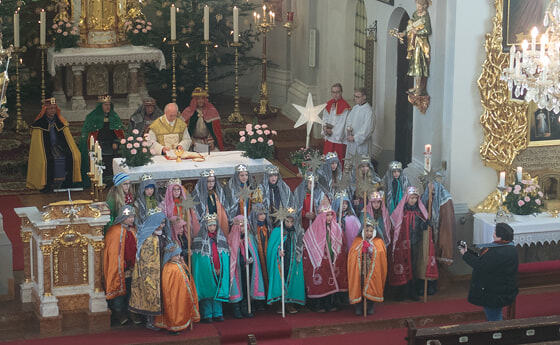 Dreikönigsmesse in der Pfarrkirche Kopfing