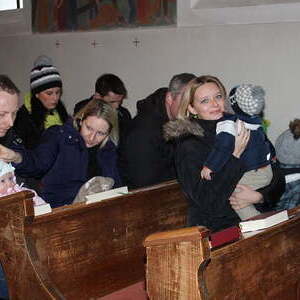 Gottesdienst für Täuflinge