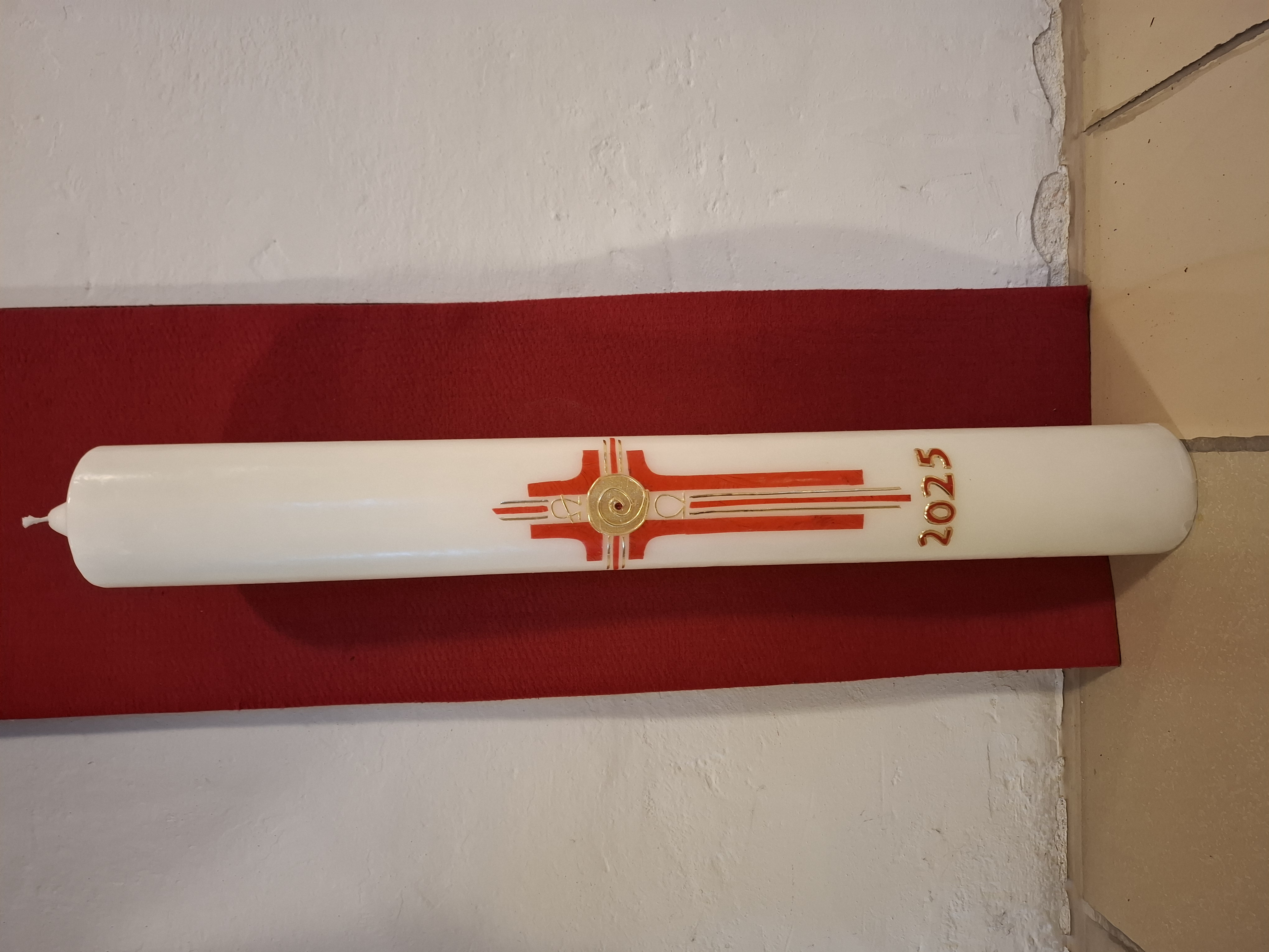 Osterkerzen / Pfarre Seewalchen Osterkerze von Marianne Huber