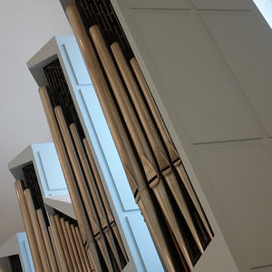 Die Pfeifen der Hradetzky-Orgel...