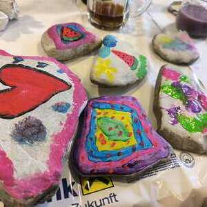 Projekt Steine bemalen Minis