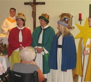 Sternsinger im Seniorenheim