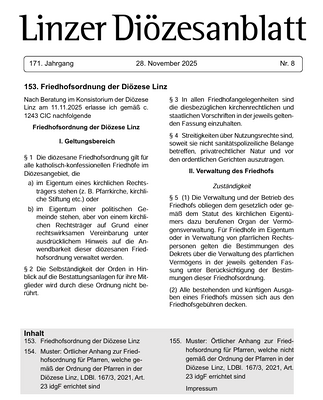 Friedhofsordnung