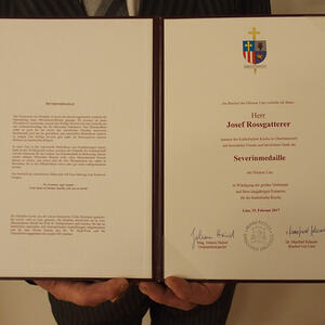 Verleihung der Severinmedailie