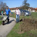 Arbeiten am Familienspielplatz