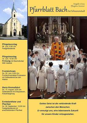 Pfarrblatt Bach