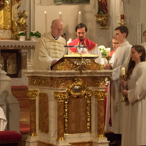Osternacht in der Pfarrkirche Kopfing
