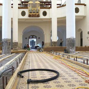 Impressionen vom Bodenverlegen am 09.08.2016