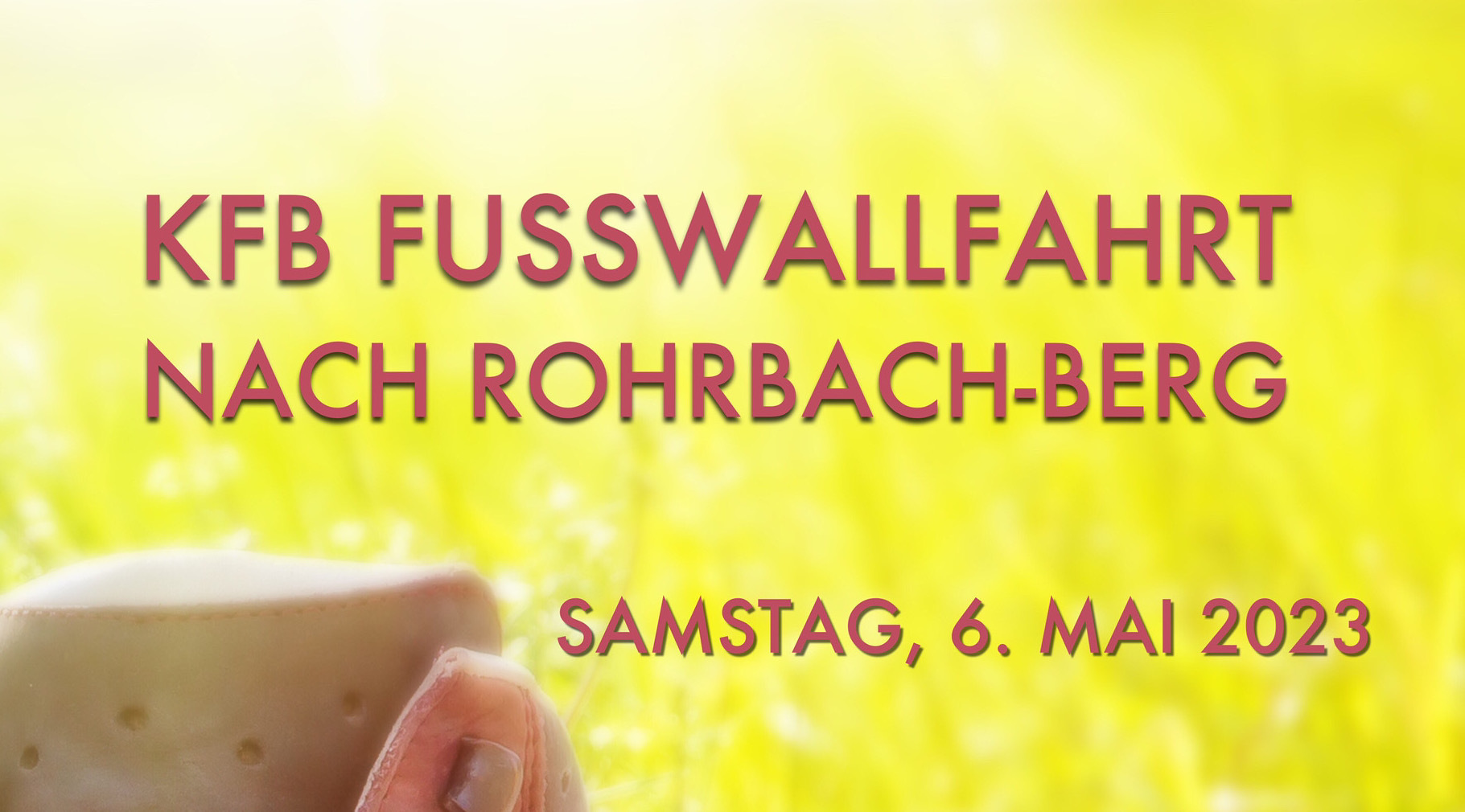 Flyer Fußwallfahrt