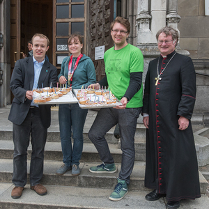 JuMil?um ? Gro?es Kinderfest zu 70 Jahre Jungschar in Linz1.500 MinistrantInnen, Jungscharkinder und GruppenleiterInnen feierten am Samstag, 20. Mai 2017 den 70. Geburtstag der Katholischen Jungschar in der Linzer Innenstadt. Der gemeinsame Gottesdi