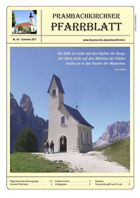 Pfarrblatt Juli 2017