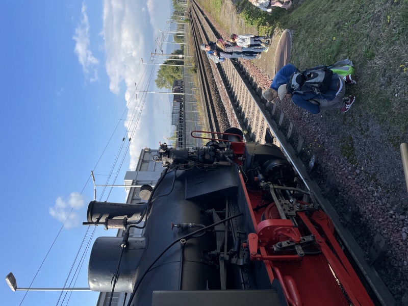 DORA Dampflok - Vater-Kind-Aktion / KMB / Schönleitner DORA Dampflok - Besichtigung der Lok