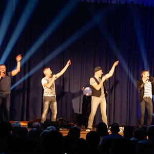 Die VIERKANTER begeisterten in Münichholz