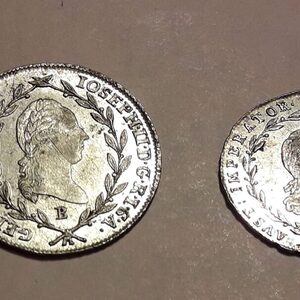 Beigabe aus 1826 4 Silbermünzen (1 Kreuzer)