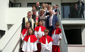 Einweihung von Kindergarten, Krabbelstube und Gemeinde Ohlsdorf durch Bischof Manfred Scheuer