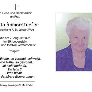 verstorben am 07. August 2026