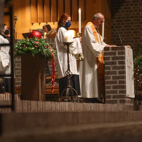 Weihnachtsevangelium in der Christmette
