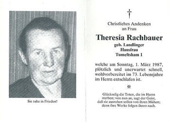 Theresia Rachbauer