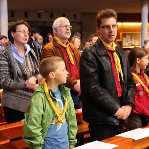 Georgsmesse der Pfadfinder