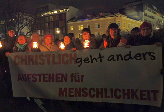 Lichter für Menschlichkeit