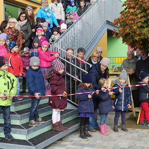 Einweihung des neuen KiGa-Spielplatzes