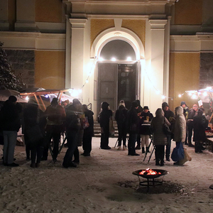 Adventfeier mit Genuss-standln in St. Quirinus