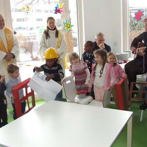 Segnung des Kindergartenzubaus