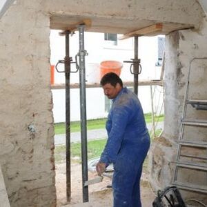 Innenarbeiten und Verputzen