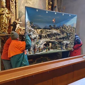 Fleißiges Mesnerteam