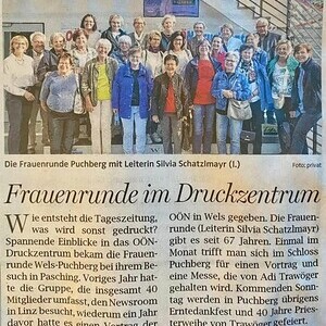 Besuch im OÖN-Druckerzentrum