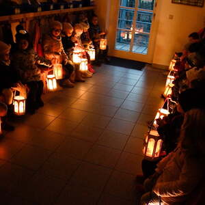 Martinsfest mit dem Kindergarten