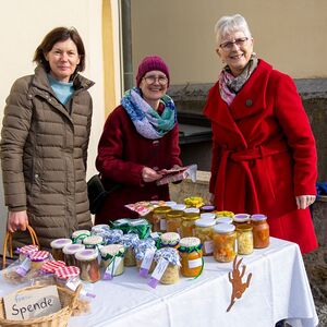 In Schönering gab es heuer Suppe im Glas - diese kam sehr gut an. 