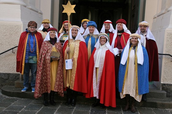 nach der Hl. Messe am 6.1.2019